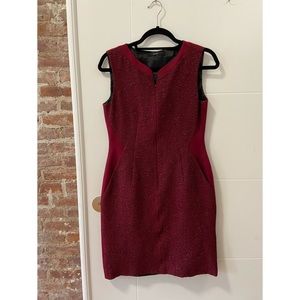 Vintage Burgundy Tahari Dress